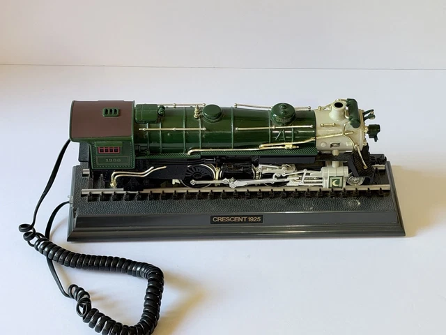 TELEMANIA CRESCENT 1925 Locomotive Train Telephone Green Engine 1396 ...