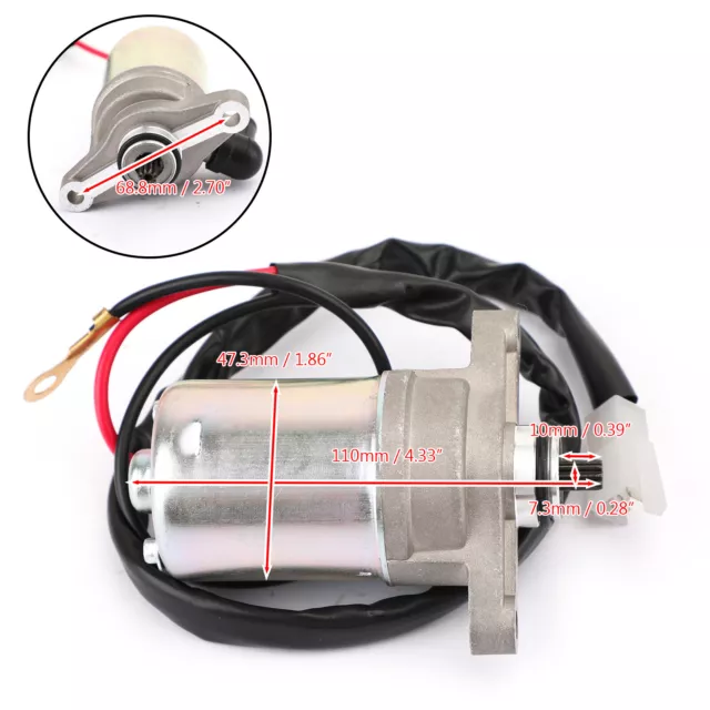 Starter Motor Fit for Kawasaki ATV 50 KFX50 KFX 50 2007-2020 Quad 21163-Y001 3