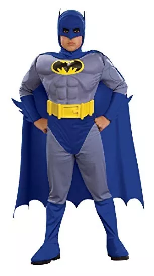 Batman Deluxe Muscle Batman Child Rubie’s Costume - NWT