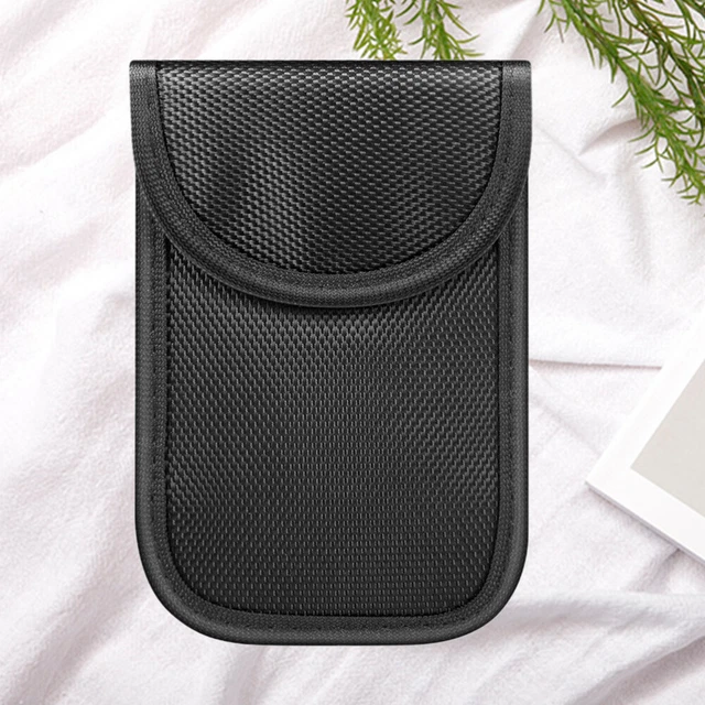 1 pezzo doppia fibbia RFID schermatura borsa chiave auto segnale blocco pou
