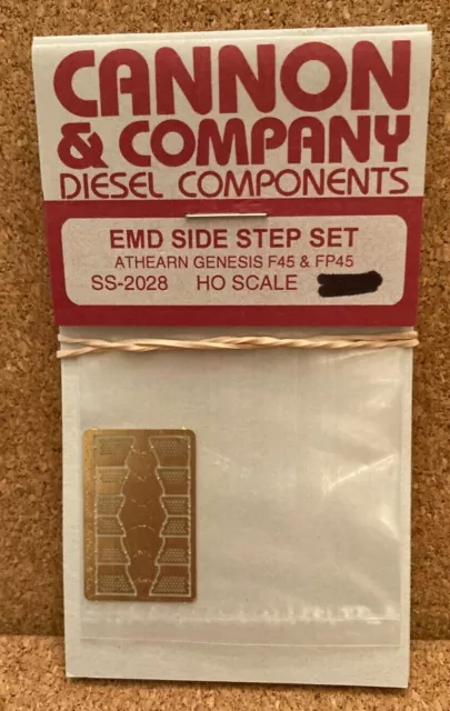 EMD SIDE STEP SET Athearn Genesis F45 Photo Etched Brass Cannon & Co SS-2028 HO