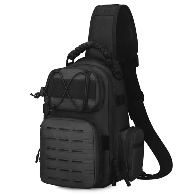 Men Tactical Sling Bag Shoulder Backpack EDC Crossbody Chest Pack Outdoor Travel