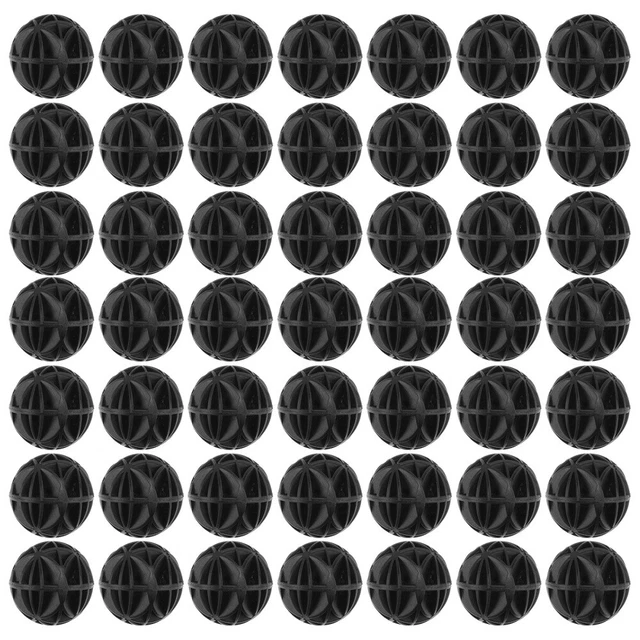 50 Pcs Turtle Filter Fish Tank Balls Filtration Media Bio Ball Filter