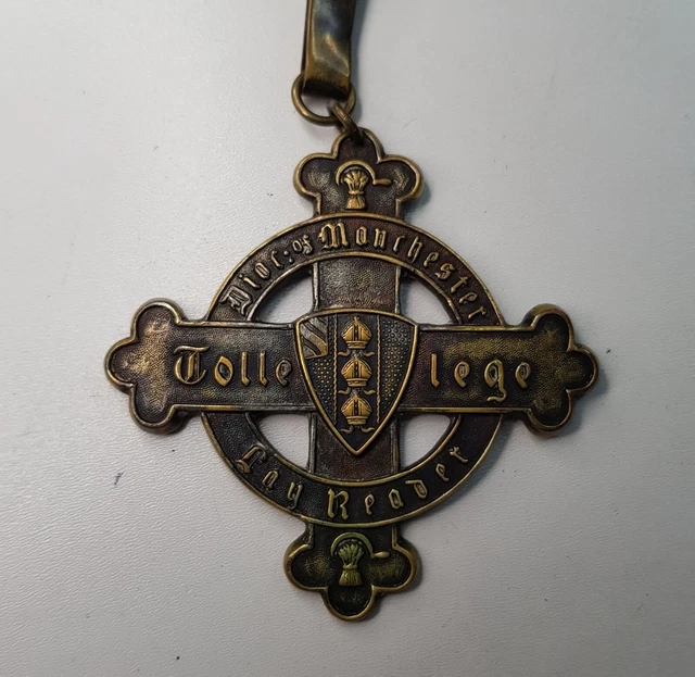 Manchester Lay Readers Diocese Medal Insignia Ribbon Christian Church Of England