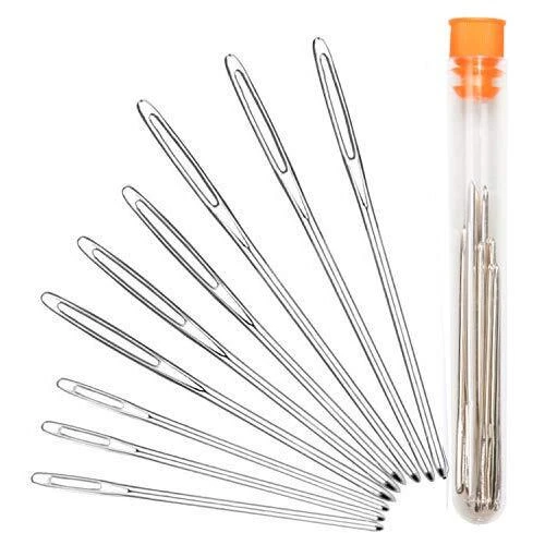 Large-Eye Blunt Needles Stainless Steel Yarn Knitting Needles Sewing Needles ...