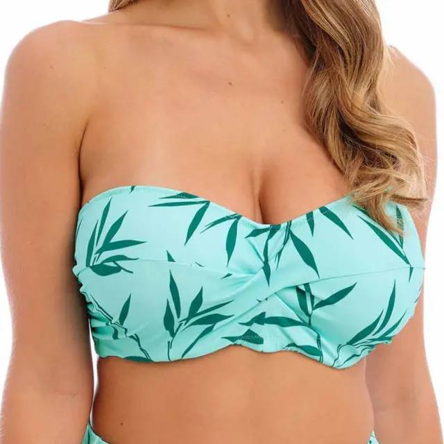 Marina Padded Twist Plunge Bikini Swim Top