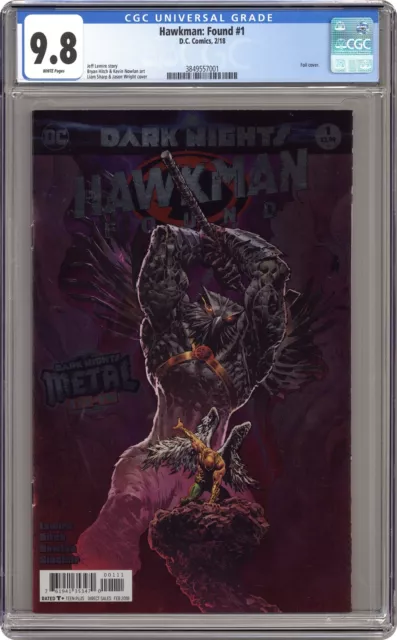 Hawkman Found 1A Sharp CGC 9.8 2018 3849557001