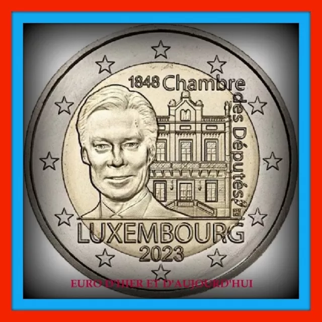 2 euro Luxembourg 2023  175 ans de la Chambre des députés DISPONIBLE