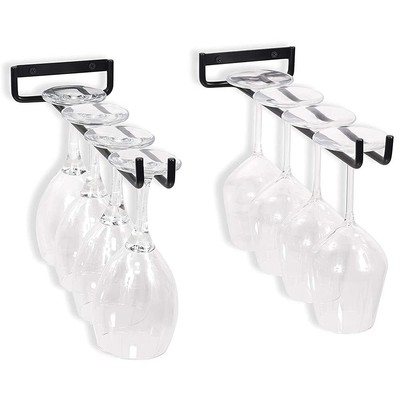 HENG 3 File Porta Bicchieri Sospeso Cremagliera del Bicchiere di Vino per Bar Ristorante Cucina 