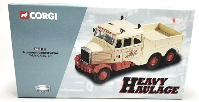Corgi Scammell 1/50 Camion Métal Rouge Siddle C. Cook – Miniature Collection