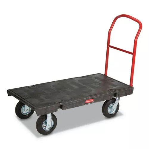 Rubbermaid Commercial 443610BLA 1200 lbs. cap. HD Platform Truck Cart - BK New