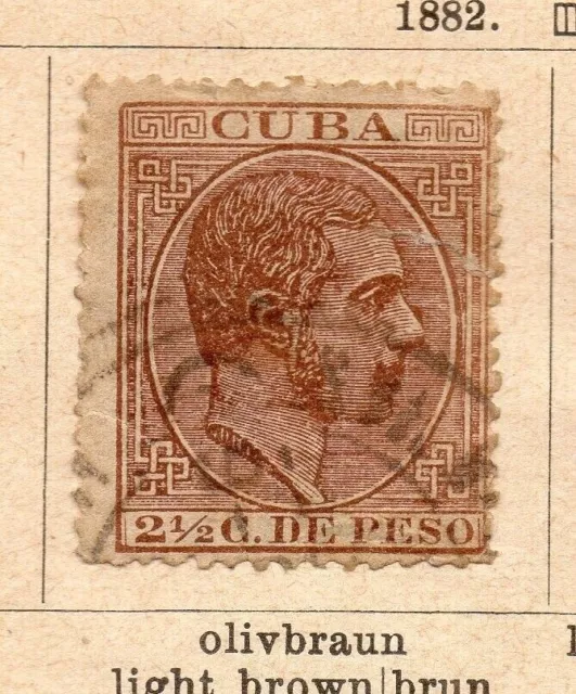 Spanish Colonies Caribbean 1882 Early Issue Fine Used 2.5c. NW-238469