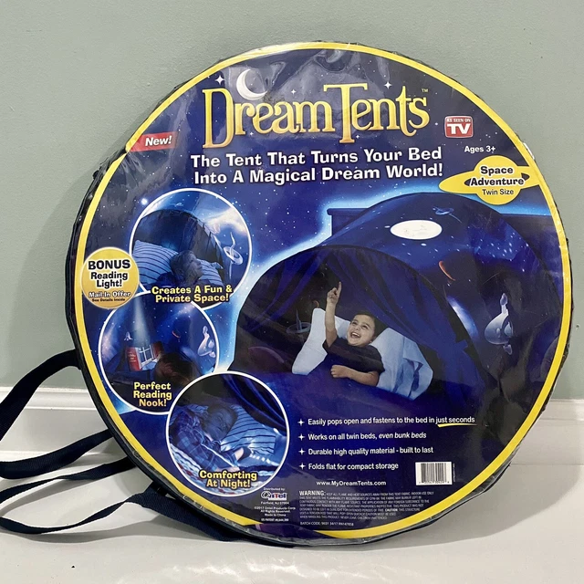 DREAM TENT ~ SPACE ADVENTURE~ Kid's Twin/Bunk Bed Indoor Pop-up Tent -