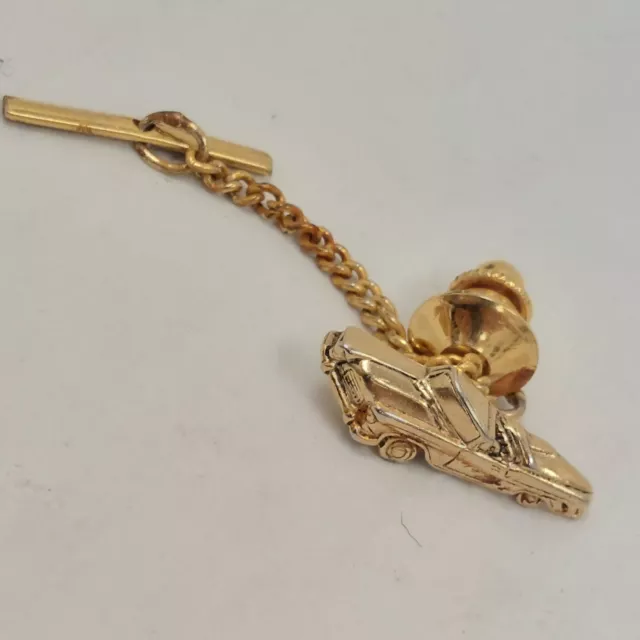 Vintage Avon Dream Car Gold Tone Lapel Tie Tac Pin free shipping