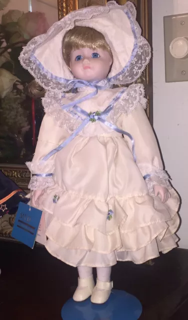 Marian Yu Design MYD Inc 16" Porcelain Doll 2816/4888 Vintage