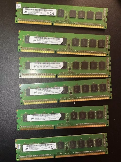 Micron 8G DDR3- 1600MHz PC3L-12800E RAM --- Free shipping