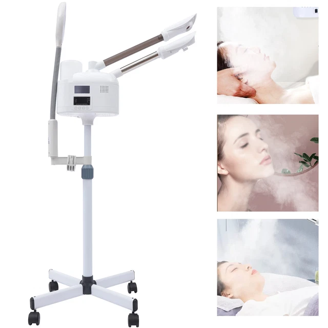 3 in 1 Ozon Lupenleuchte Luftbefeuchter Spa Salon Kombigerät Vapozon Bedampfer