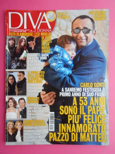 diva e donna n. 7 marco bocci laura chiatti charlotte casiraghi raoul bova rocio