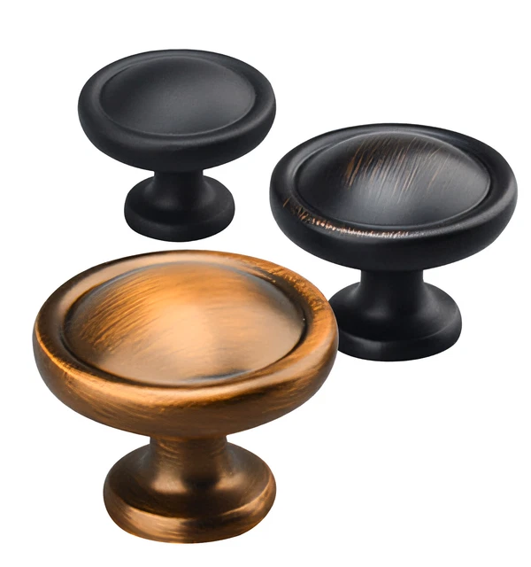 Brushed Bronze Knobs|Pulls Drawer / Cabinets Hardware by Solid Zinc-Alloy Handle