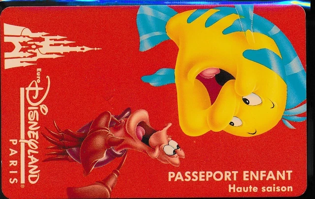 Cartolina Passaporto Disneyland Borsone Rif. Abc 16/6