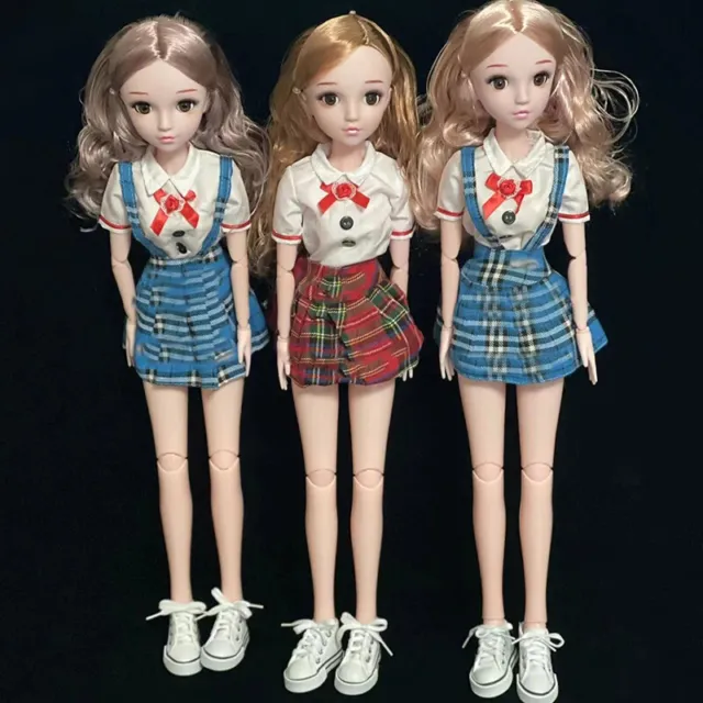60cm Doll Eyes Winking Doll 1/3 BJD Doll with Clothes Kids Girls Doll Toy Gift