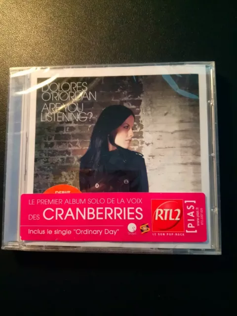 CD ORiordan, Dolores  Are You Listening CD The Cranberries NEUF