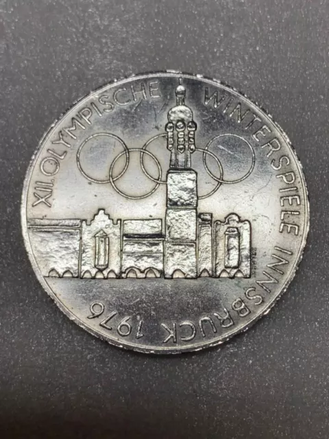 Austria 100 shillings (Winter Olympics) silver coin, 1976