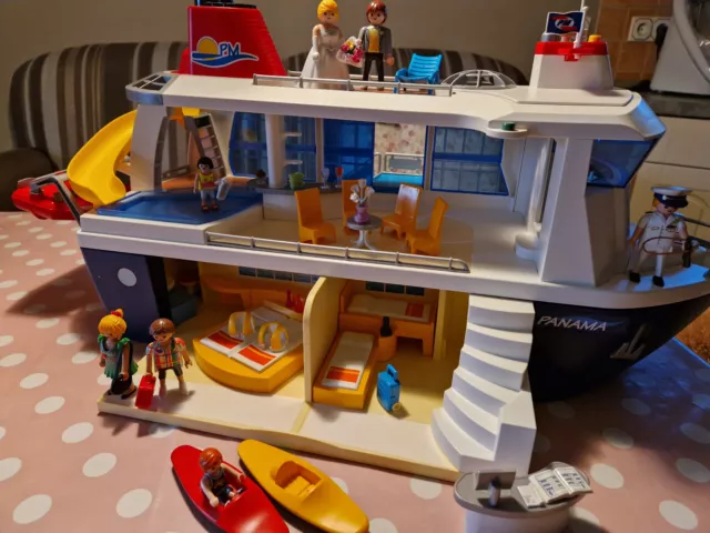 Playmobil 6978 Kreuzfahrtschiff mit viel Zubehör, gebraucht, Top-Zustand