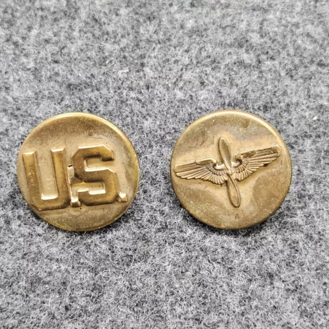 WW2 US USAAF Air Force DUI Distinctive Uniform Insignia Lot