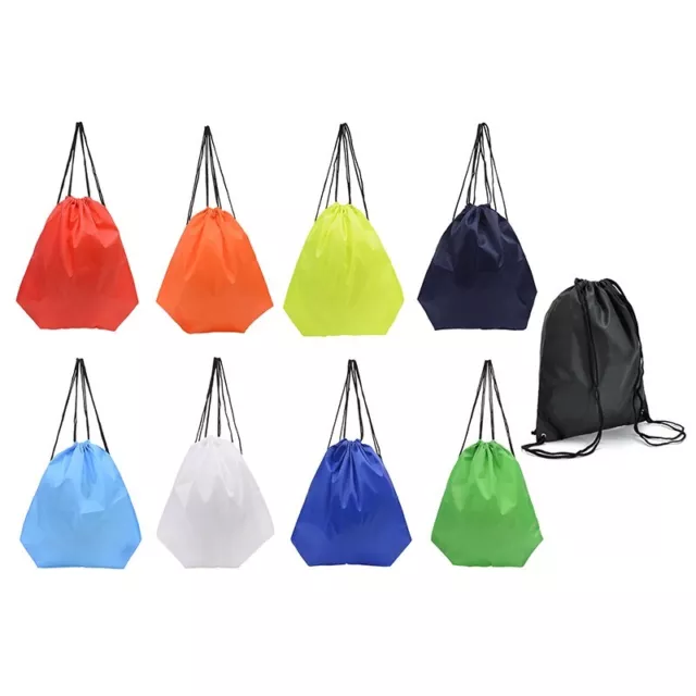 Drawstring Bag Storage Bag Oxford Cloth Gym Bags Waterproof Gym Portable