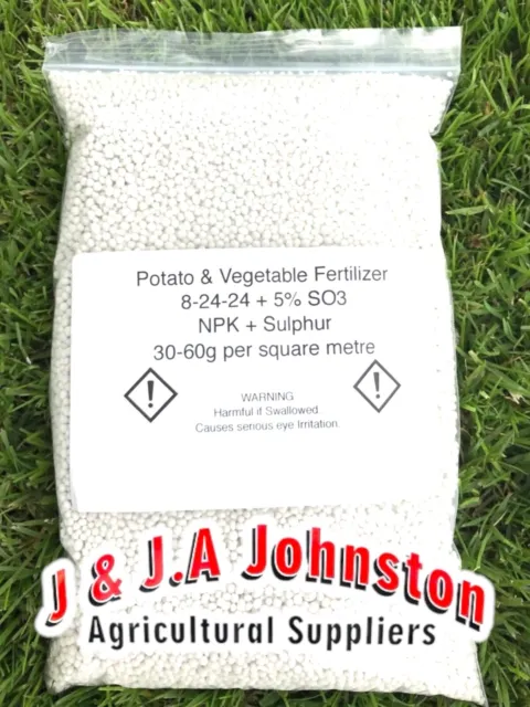 Fertilizer For Potatoes And Vegetables 2KG - Professional Grade 8-24-24+5 NPK