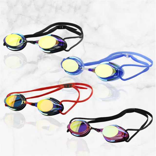 Professional Swimming Goggles Plating Anti-Fog Waterproof Silica Gel Goggle YIUK