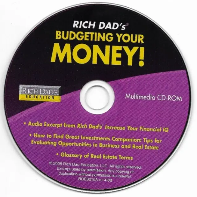Rich Dad's Budgeting Your Money! (Multimedia CD-ROM) Disc Only