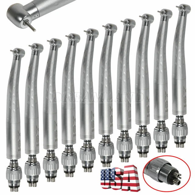 1-10 Yabangbang Dental High Speed Handpiece w/ 4H Quick Coupler Swivel `CX
