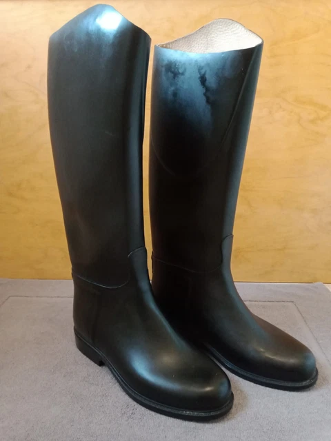 Bottes D'équitation TOGGI En Caoutchouc Noir, Doublées, Taille UK 6/6,5 (bon état)