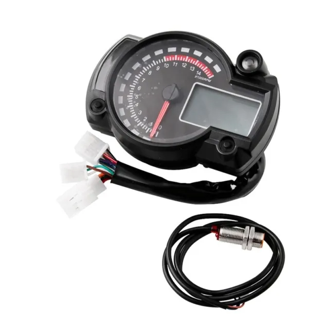 Universal Motorcycle LCD Speed Odometer Speedometer Tachometer Gauge for h RP