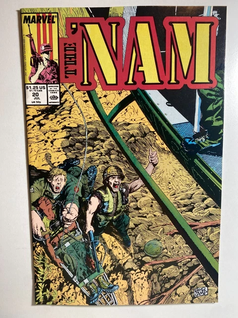 Marvel Comics The 'Nam Vol.1 #20 (1988) Vf Comic