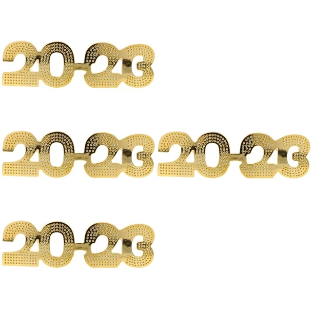 4 Pairs Lunettes 2023 Des Soleil Décor Fête Femme Photo Pour Enfants