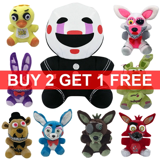 Peluches FNAF Five Nights At Freddy's - Set Ballora, Ennard, Circus Baby - Jouets Pour Enfants - Cadeau Noël, Anniversaire