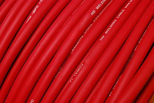 TEMCo INDUSTRIAL WC0132-20 ft 2 Gauge AWG Welding Lead & Car Battery Cable Co...