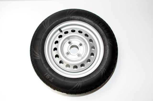 Jeu De 2 Roues Complètes 145/80 R13 79N Jante 4J X 13 4 Trous LK 4x100 Pour Remorque Voiture - Foto 9