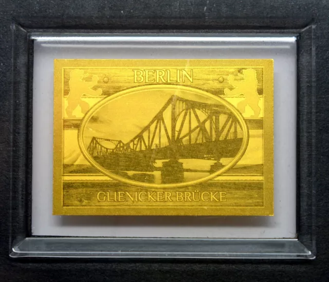 999 Gold Chad 3000 Francs German Berlin Bridge Brucke 1/500Oz Fine Gold Coin