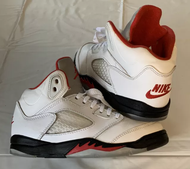 Nike Air Jordan 5 V Fire Red Retro 2020 Silver Tongue PS 1Y 440889-102