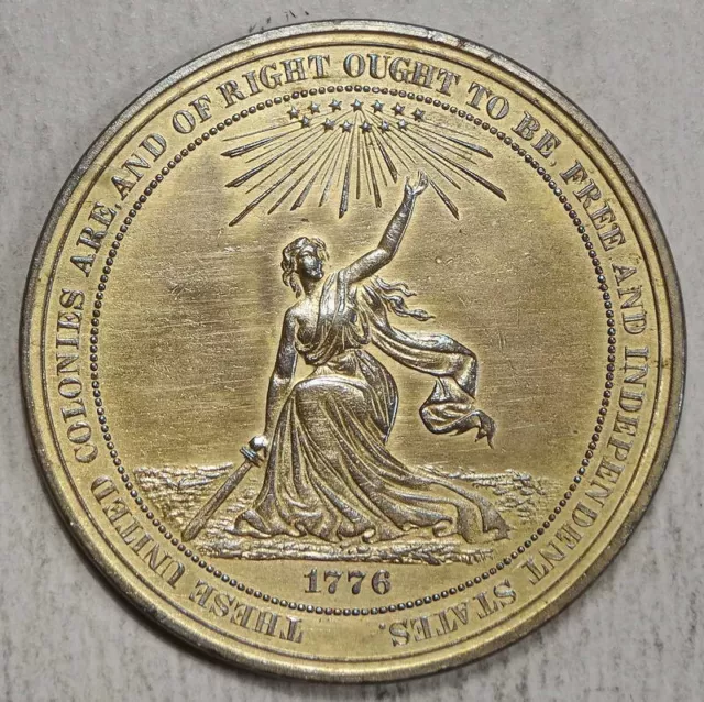HK-22, 1876 U. S. Centennial Exposition Official Medal, Gilt Bronze   0324-08