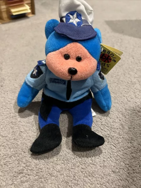 Skansen Beanie Kid- Freddy The Policeman Bear (BK309)