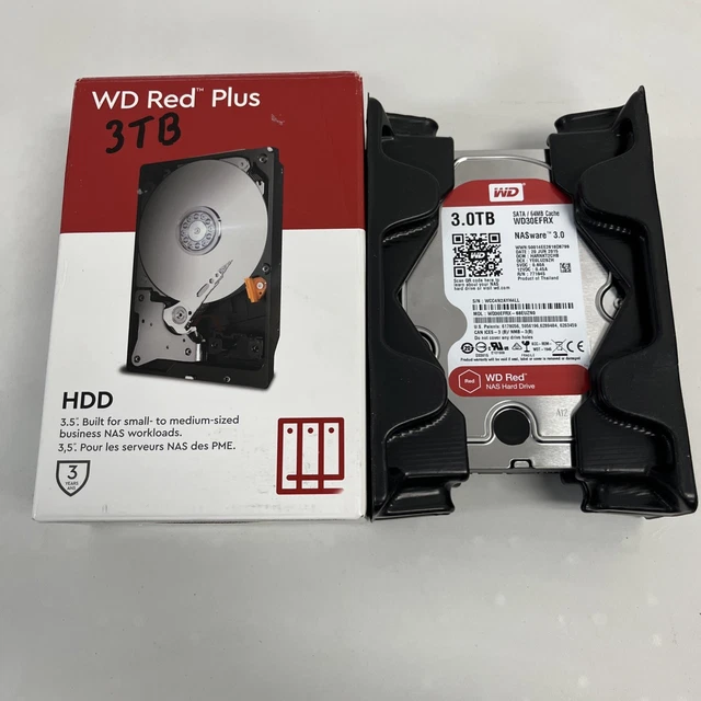 2 X 3TB Western Digital Red SATA / 64Mb Cache WD30EFX NAS