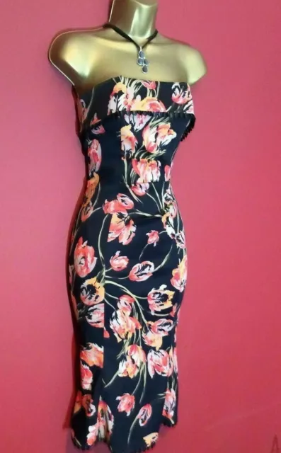 Karen millen sales coral bow dress