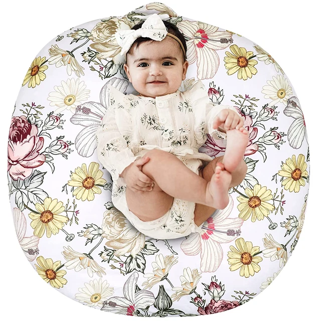 Newborn Lounger Cover for Boys Girls, Removable Cover for Infant Lounger Pillow