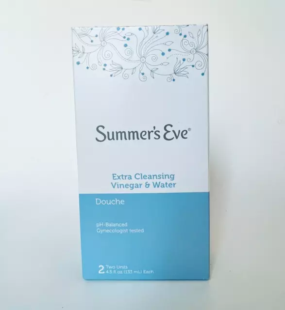 Ducha de limpieza extra Summer's Eve con vinagre y agua 4,5 oz, 2 quilates