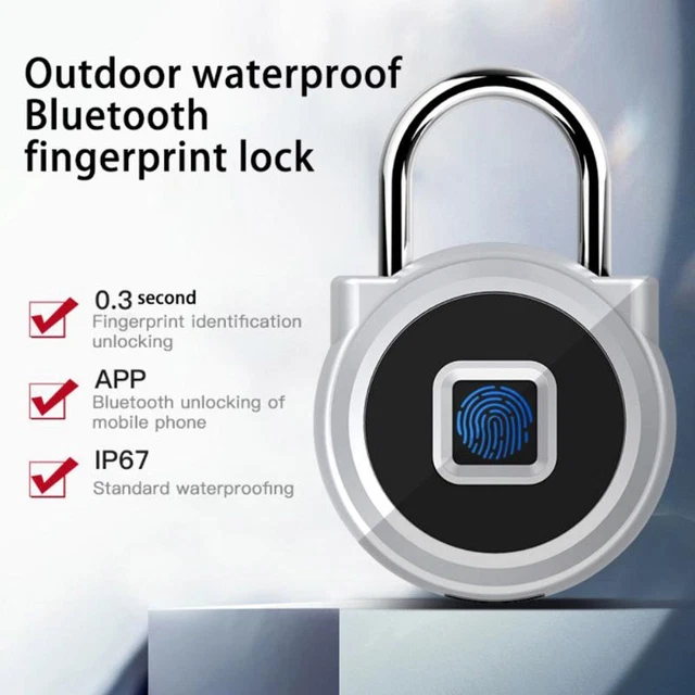 Serrure intelligente d'empreinte digitale Bluetooth APP Serrure d'armoire